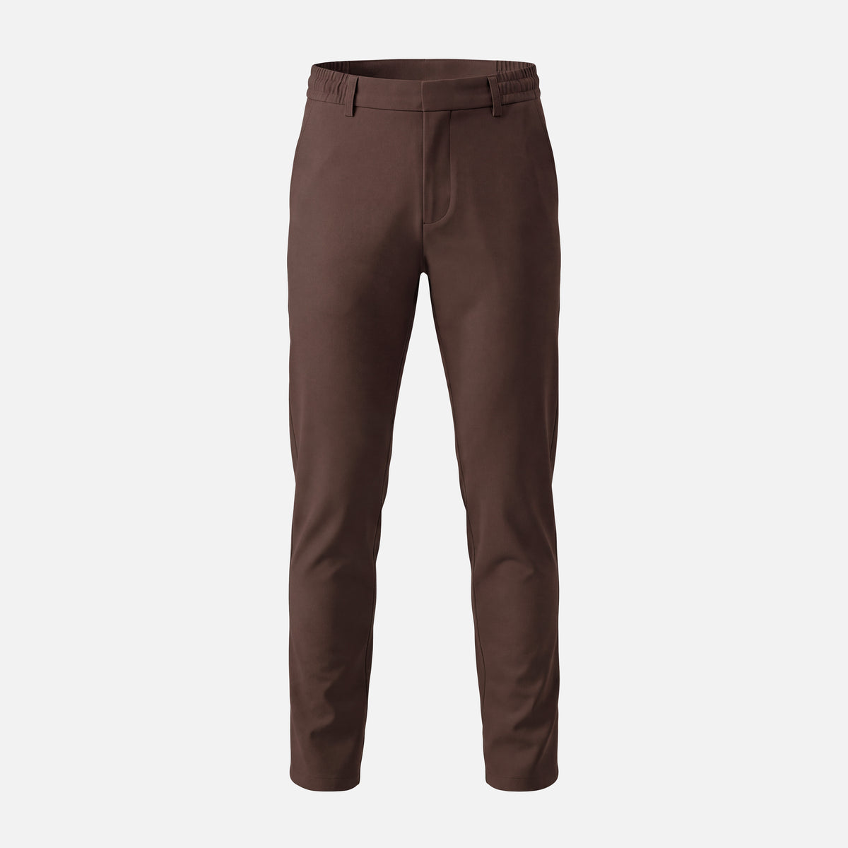 Shiny Chino Broek Bruin