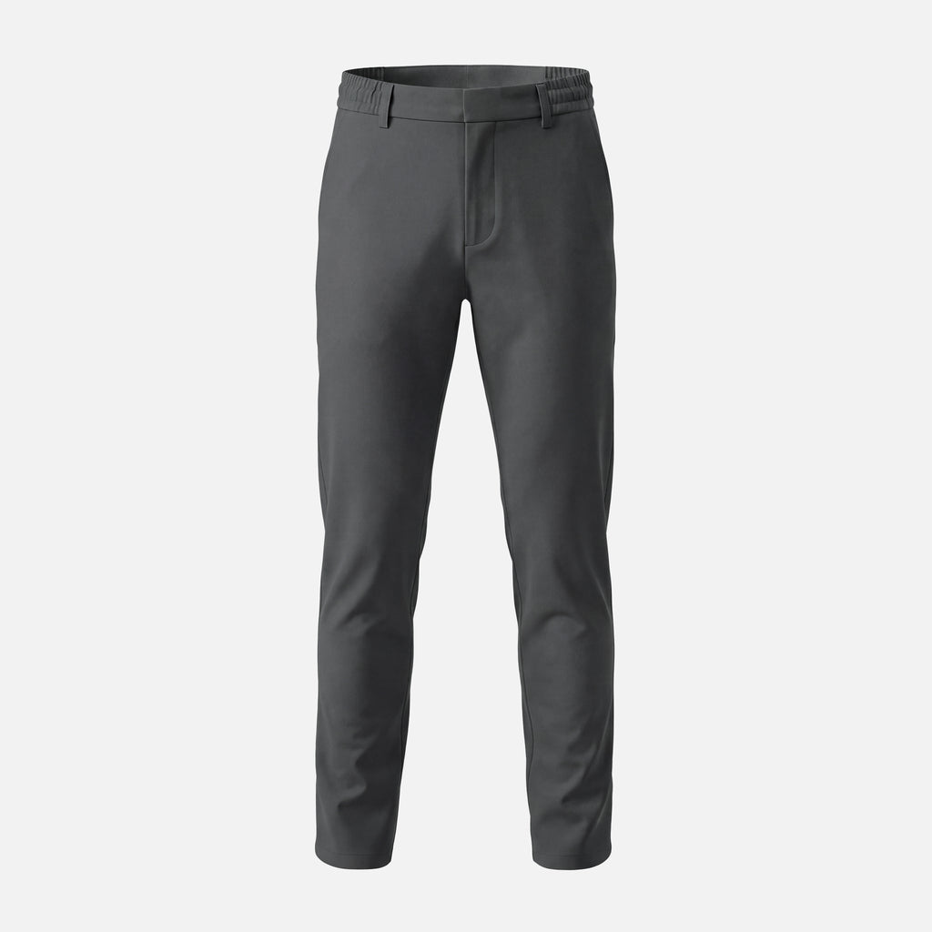 Shiny Chino Broek Grijs