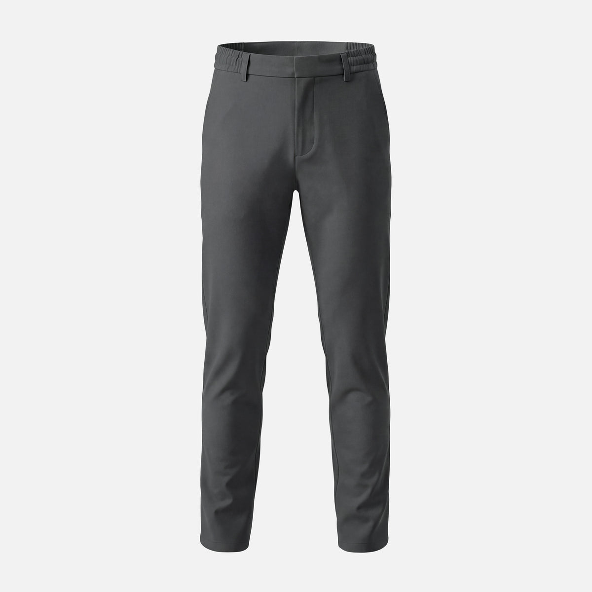 Shiny Chino Broek Grijs