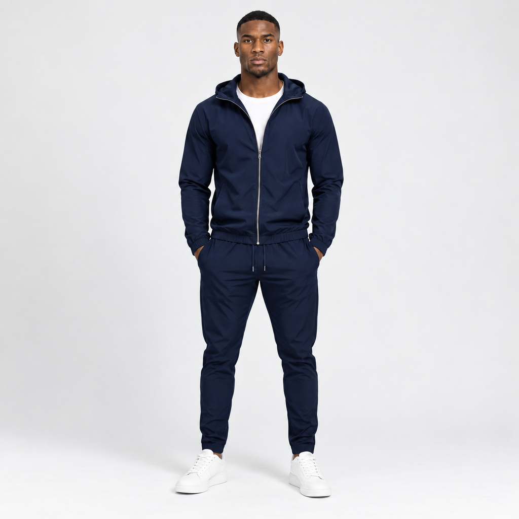 Windbreaker Set Donkerblauw