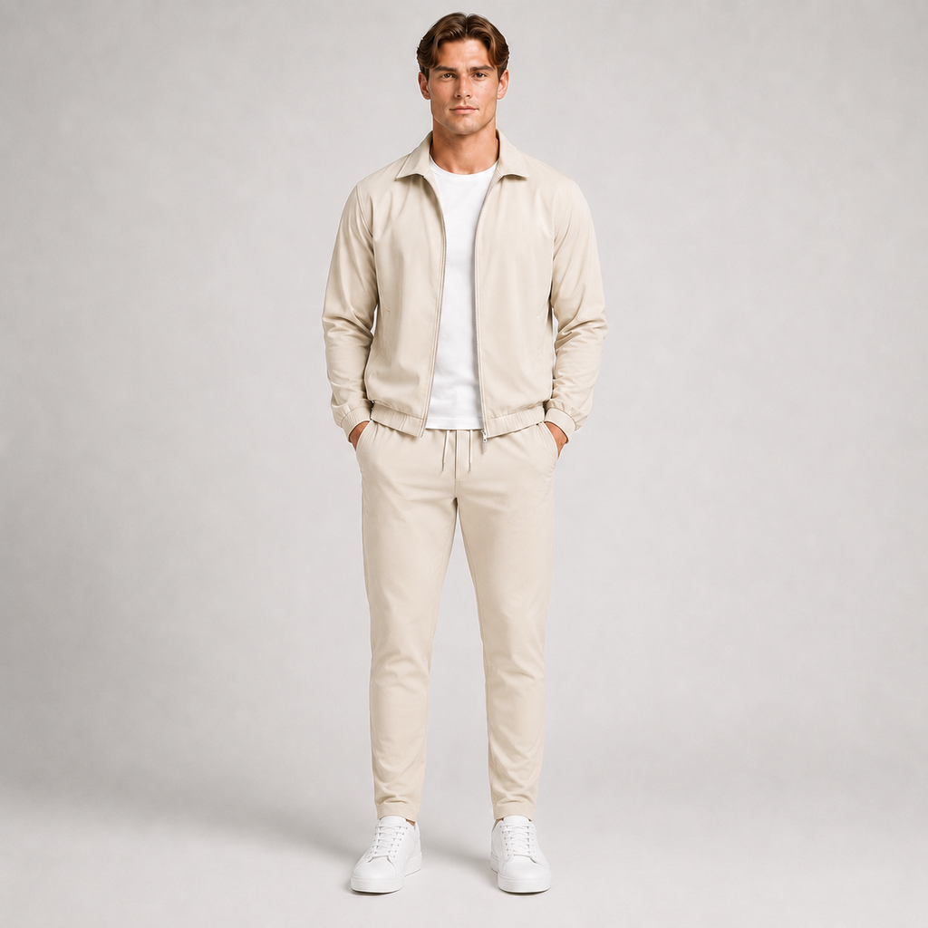 Premium Trainingspak Beige