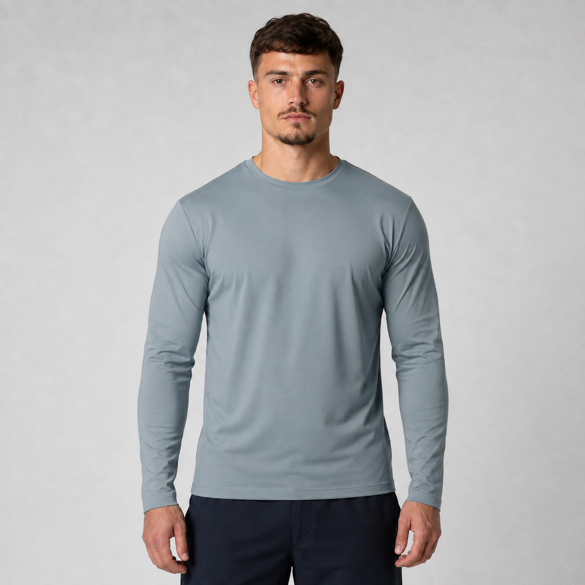 Longsleeve BlauwGrijs