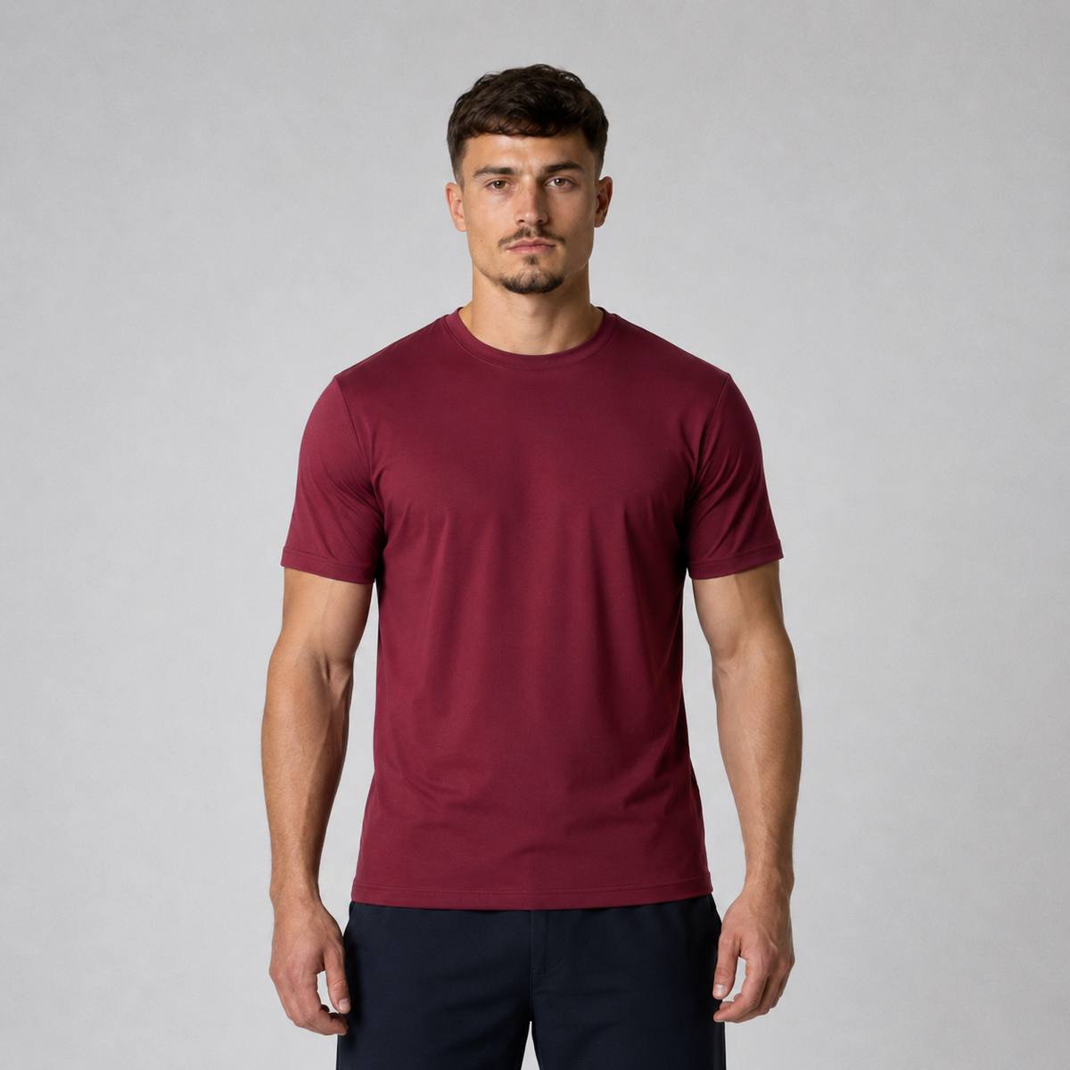 T-shirt Wijnrood
