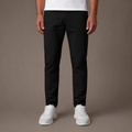 Shiny Chino Broek Zwart
