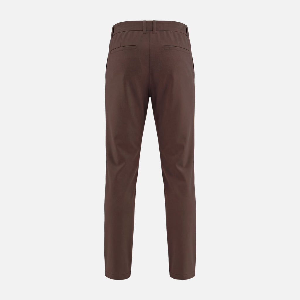 Shiny Chino Broek Bruin