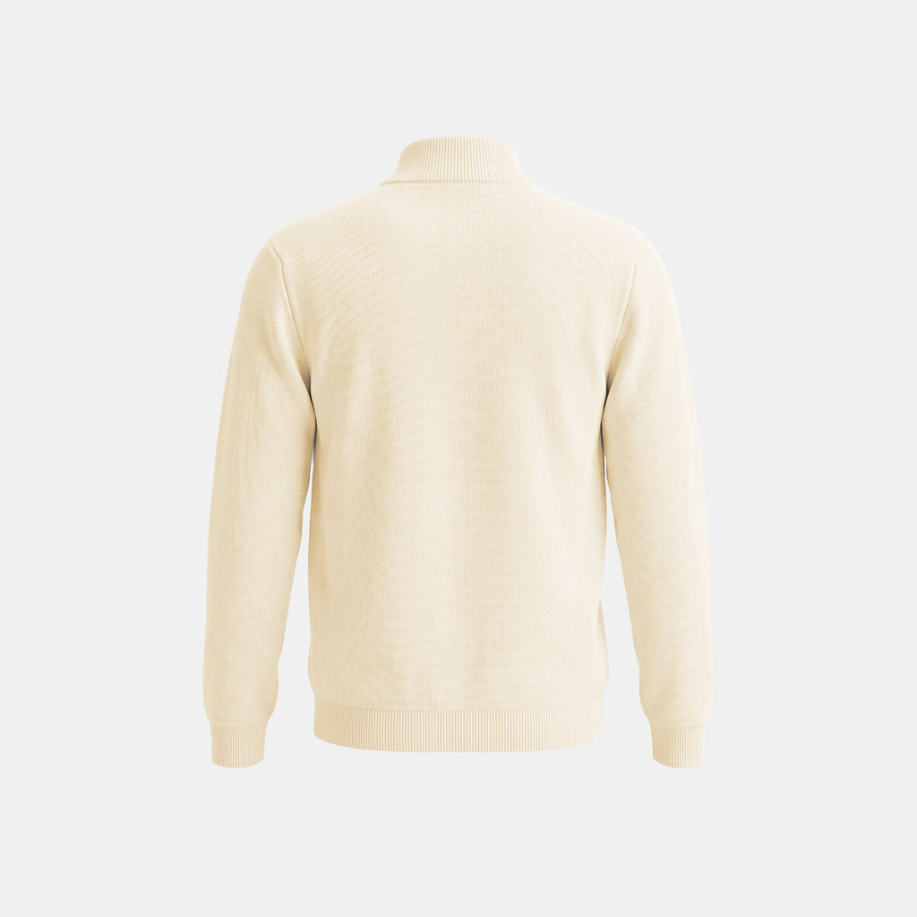 Full-Zip Crème