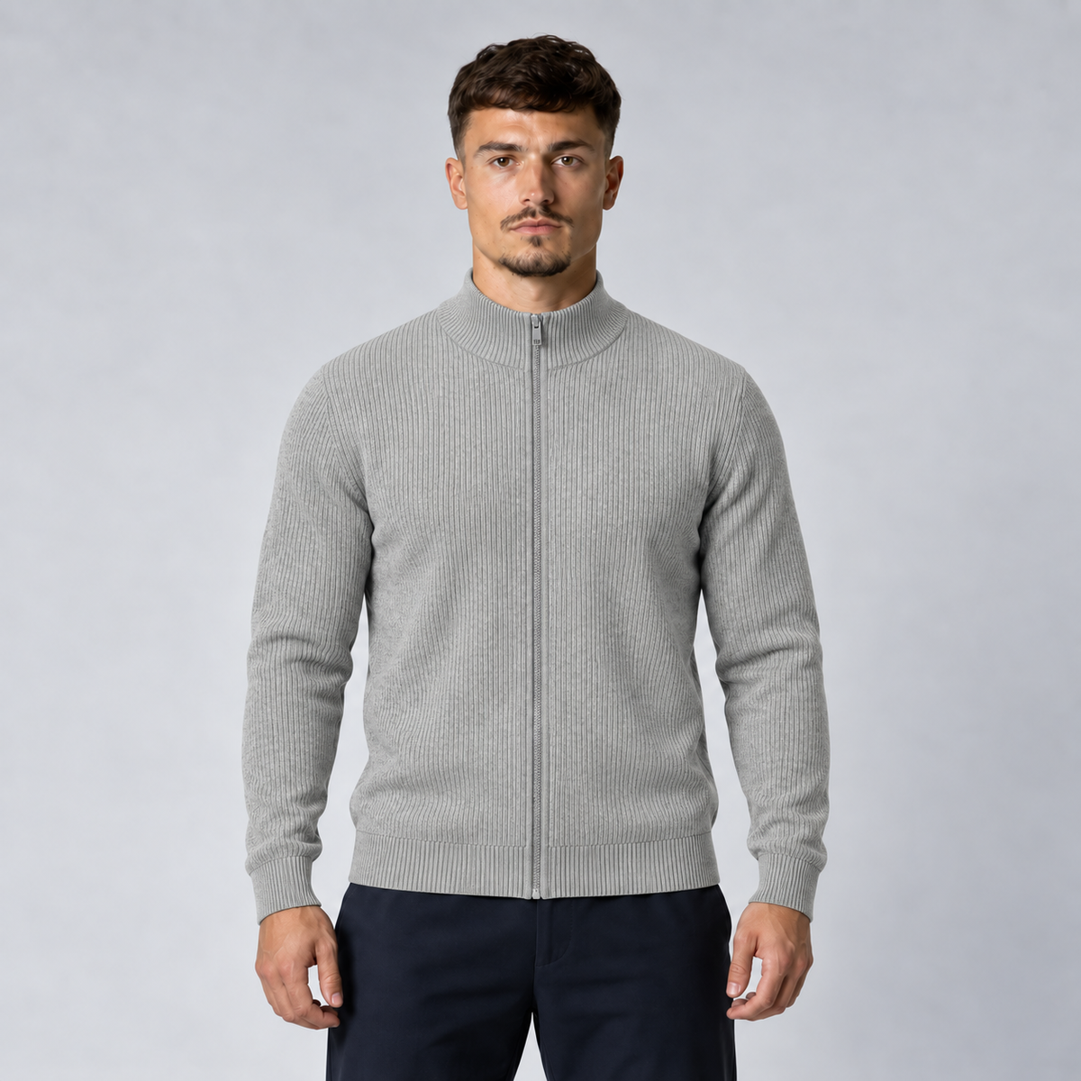 Full-Zip Vest Grijs