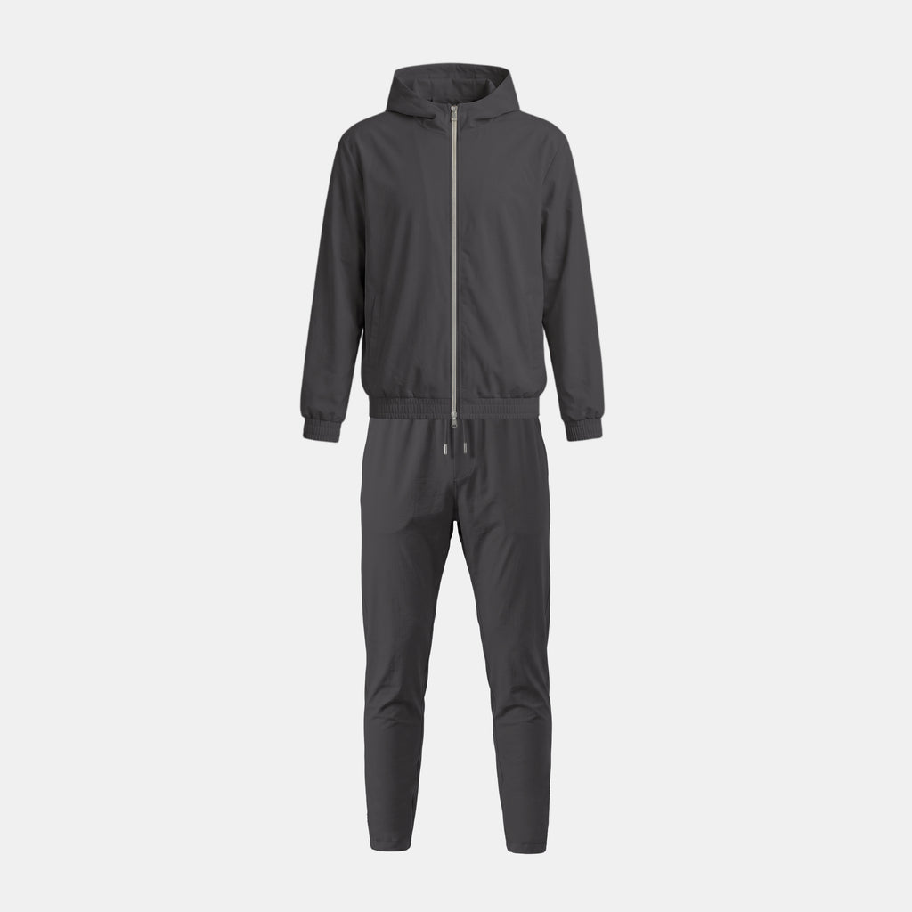 Windbreaker Set Donkergrijs