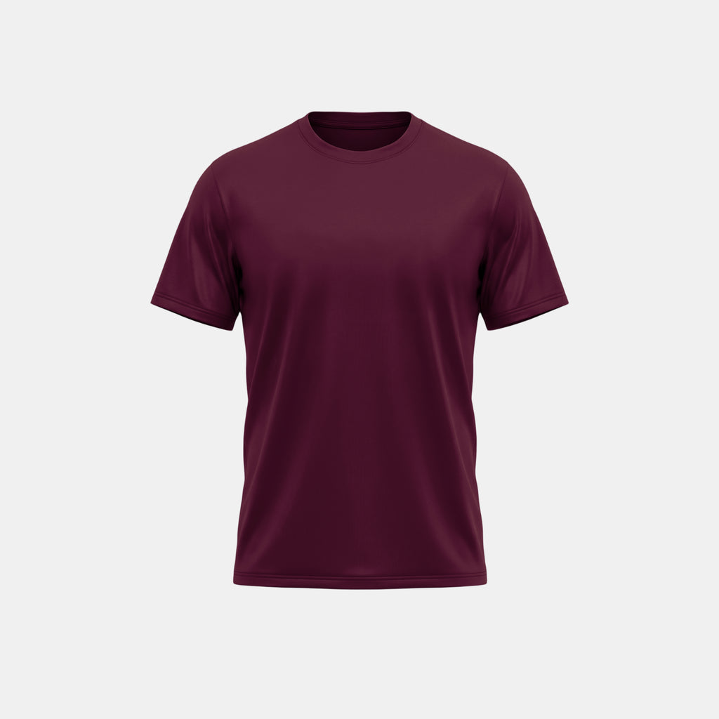 T-shirt Wijnrood