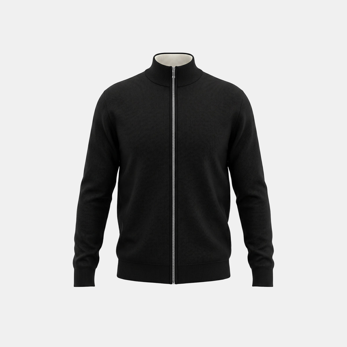 Full-Zip Zwart