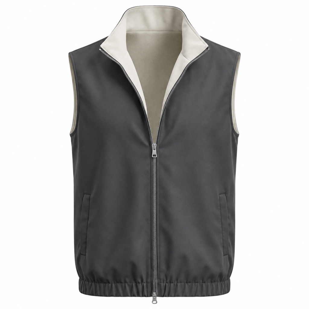 Reversible Gilet Grijs