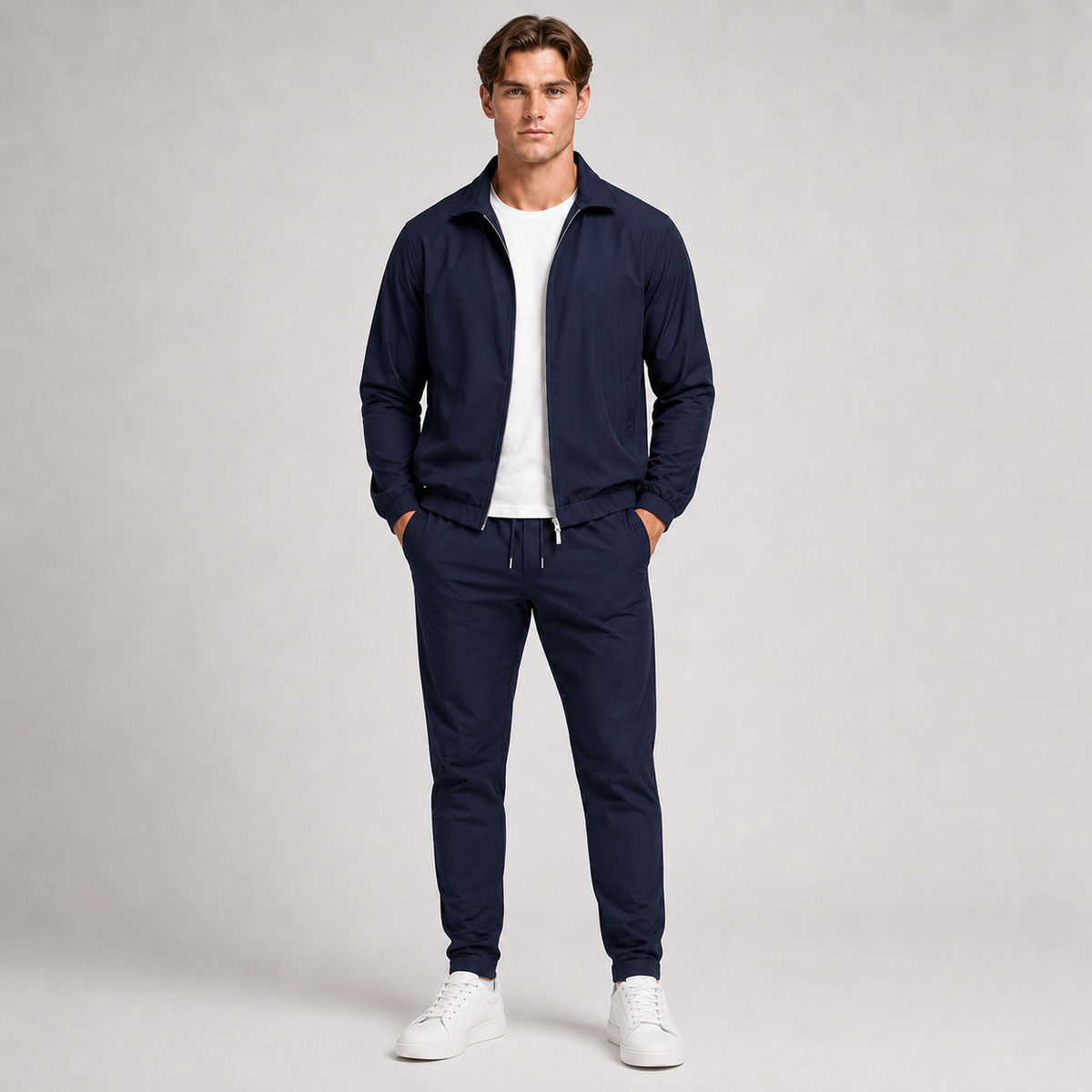 Premium Trainingspak Donkerblauw