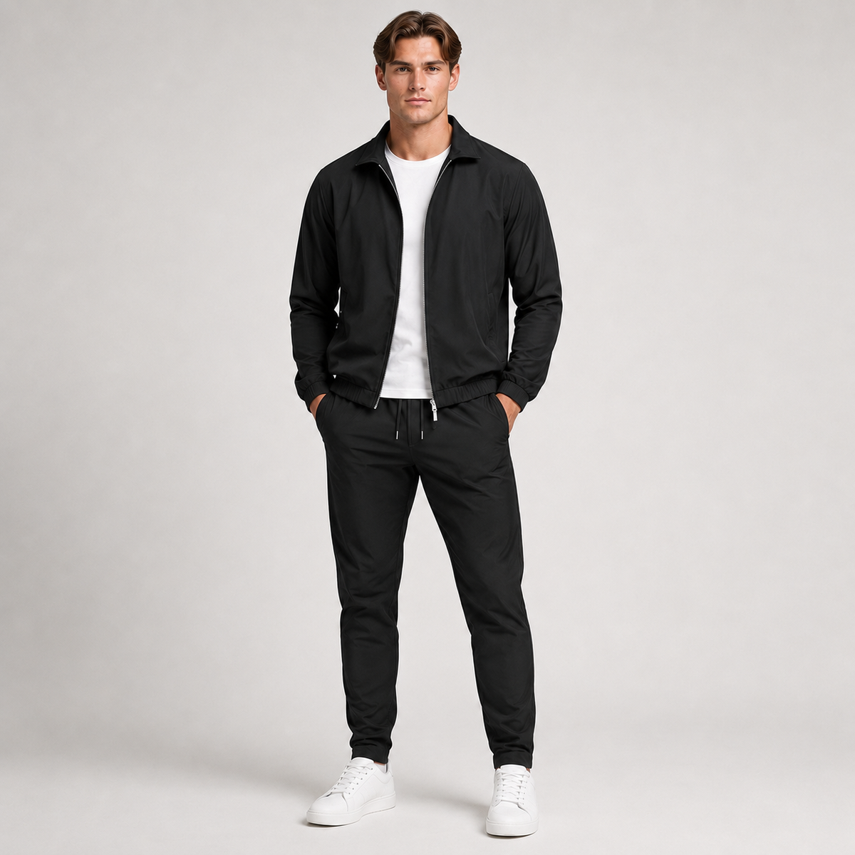 Premium Trainingspak Zwart