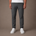 Shiny Chino Broek Grijs